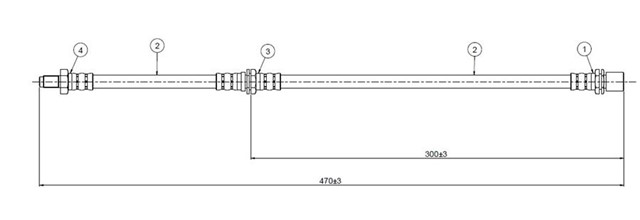 FREN HORTUMU ON STARLET KP60 - 62 80 - 85