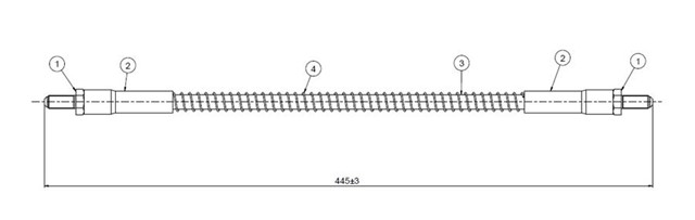 FREN HORTUMU ON DEFENDER 90 90 - .