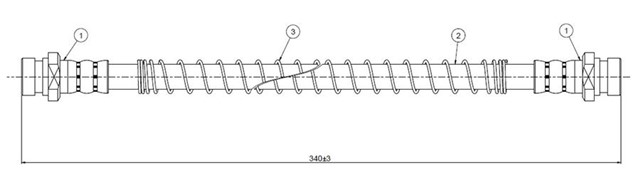 FREN HORTUMU ON S COUP TUTTI - ALL MODEL 90 - 95