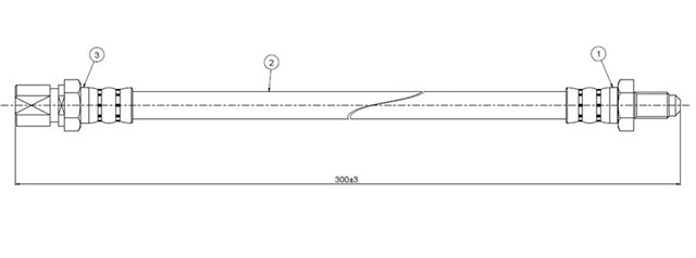 FREN HORTUMU ARKA NIVA 1.2 1.6 83 - 