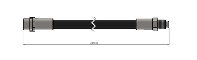 FREN HORTUMU ARKA SLK 200 - 230 - 320 96 - .