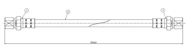 FREN HORTUMU ARKA FIESTA I GFBT . FIESTA II FBD . FIESTA PANELVAN WFVT. FVD 77 - 89