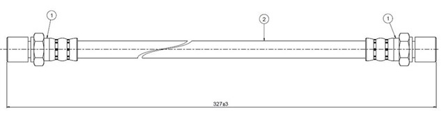 FREN HORTUMU ARKA RAV 4 2.0I 16V 97 - 