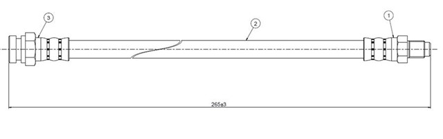 FREN HORTUMU ARKA STARION A183 - 187 82 - 89