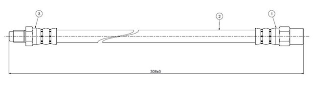 FREN HORTUMU ARKA 7 BERLINA E38 88