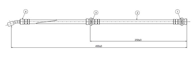 FREN HORTUMU ARKA LANTRA KOMBI COUP 96 - 