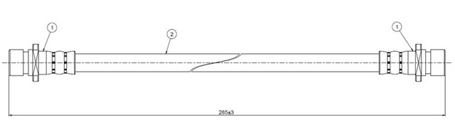 FREN HORTUMU ARKA CR - V 2.0 16V 97 - .
