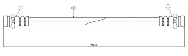 FREN HORTUMU ARKA PRELUDE SN 79 - 82
