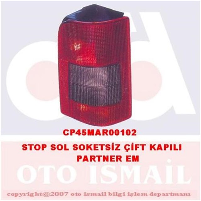 STOP LAMBASI SOL PARTNER EM. CIFT KAPI DUYSUZ