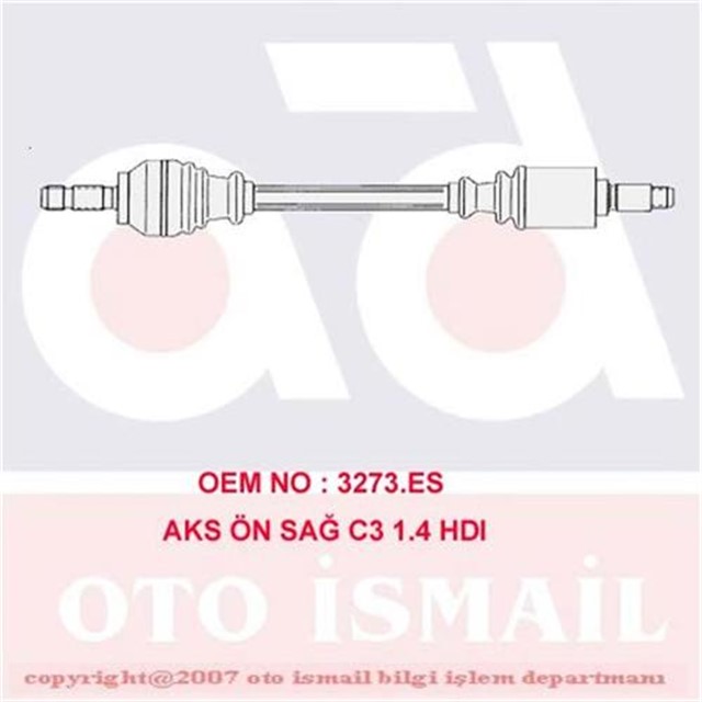 X AKS ON SAG C3 1.4 HDI 02 55KW 17 - 0709