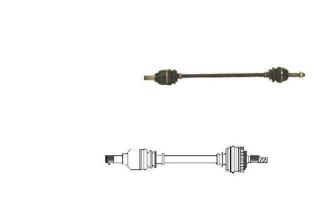 X AKS ON SAG CORSA C 1.0 - 1.2 00 ABS SIZ MEKANIK 932X22X22