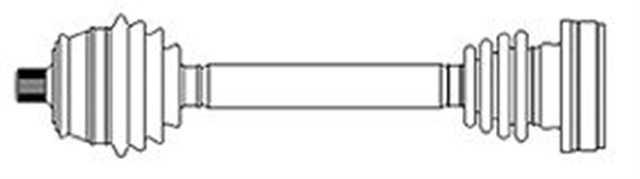 X AKS ON SOL A4 1.6 94 - 01 PASSAT 1.6 96 - 00