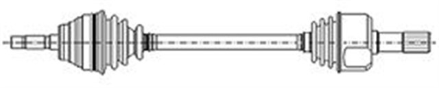 X AKS ON SOL P306 GTI 2.0 16V - 1.9 94 - 01 - P405 1.8 - 2.0 - 1.9 92 - 96 ABS LI 17 - 0166