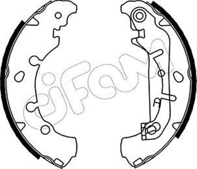 FREN PABUCU FORD EUROPE / MAZDA V;1.4 TDCI;1.6;1.6 16V;1.6 TDCI / FIESTA V VAN : 1.3;1.4 TDCI;1.6 TD