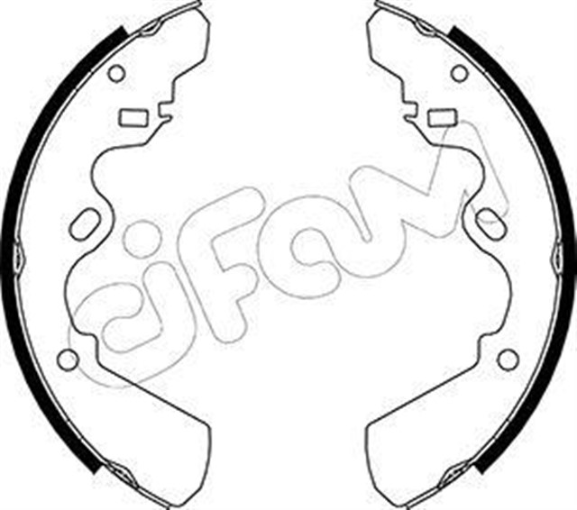 FREN PABUCU BEDFORD / ISUZU / OPEL 2.0 TD;2.0. 4WD;2.2 D. 4WD;2.4 D. 4WD / MIDI II : 2.0;2.2 D.4WD;2