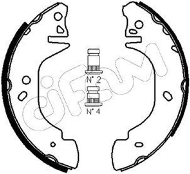 FREN PABUCU FORD EUROPE TRANSIT V E1 : 2.0;2.0 I;2.0I;2.5 DI;2.5 TD