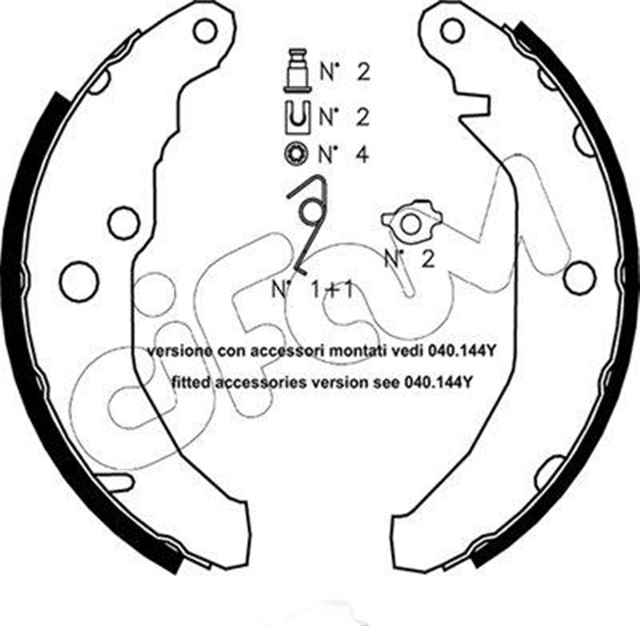 FREN PABUCU FORD EUROPE / FORD LCV FBD : 1.0;1.1;1.3;1.4;1.6;1.6 D;1.6 XR2 / FIESTA II VAN : 1.4;1.