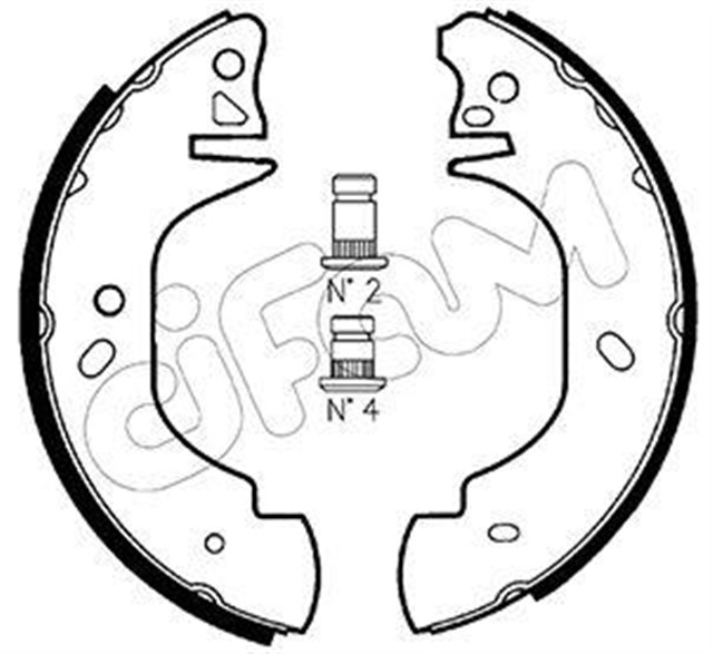 FREN BALATASI ARKA PABUCLU TRANSIT - M12 - T12 93 - 00