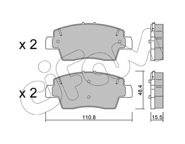 FREN BALATASI KWID BW - 0.8 - 1.0SCE