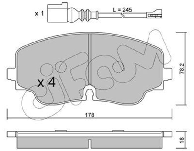 FREN BALATASI A3IVLIMOUSINE 8YS - 40TDIQUATTRO - 40TFSIQUATTRO - S3QUATTRO - A3IVSPORTBACK 8YA - 40TDIQUATTR