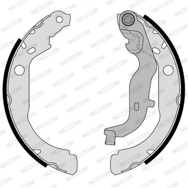 ARKA PABUC BALATA DACIA DUSTER 1.5 DCI - 1.6 - 1.6 16V 4X4 228.6X42