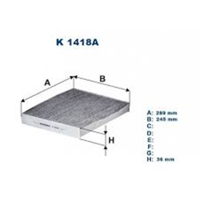 POLEN FILTRESI KARBONLU VOLVO XC40 2017 2020