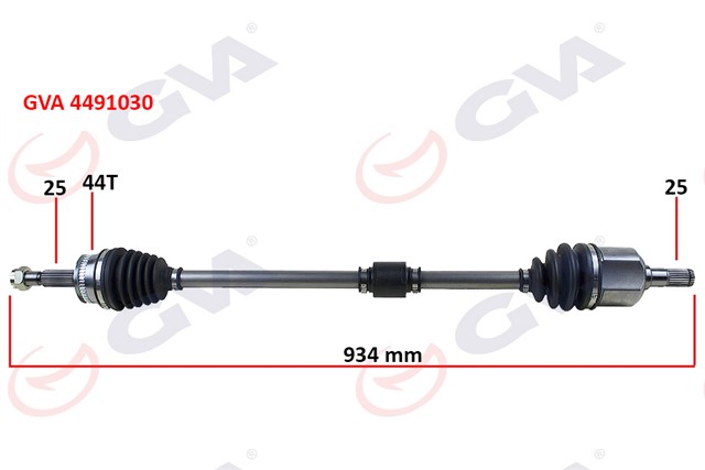 KOMPLE AKS SAG ELANTRA 1.6I ABS LI 01 - 07 44DIS 935MM AUTO.