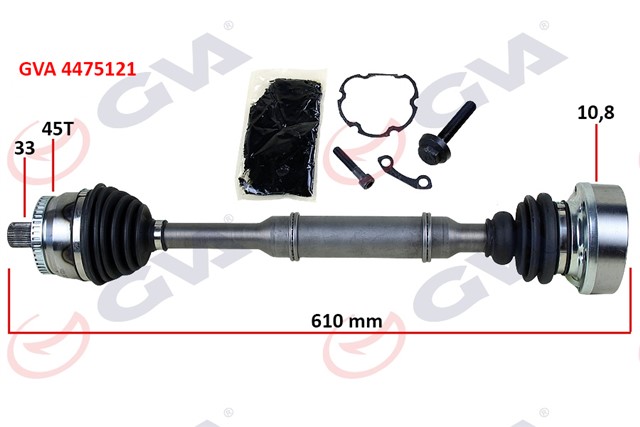 AKS KOMPLE ON SOL PASSAT - A4 ADR - AEB - AGU - APU 1.8 T 97 - 04