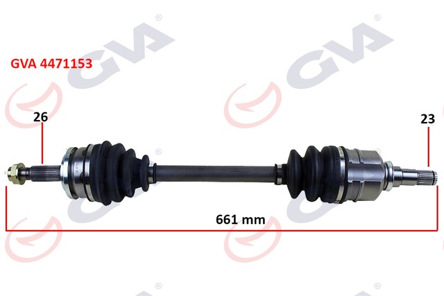 KOMPLE AKS SOL AURIS 1.4 - 1.6 07 - 11 661MM