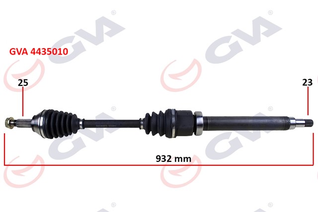 ON AKS KOMPLE SAG FORD FOCUS I 1.4 16V - 1.6 16V - 1.8 16V - 1.8TDCI 98 04 934MM