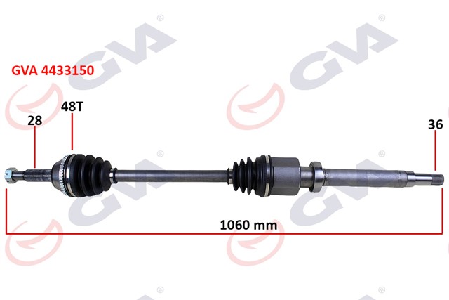 ON AKS KOMPLE SAG TRANSIT V347 V348 2.2TDCI 130PS 06 11 O.CEKER ABS LI