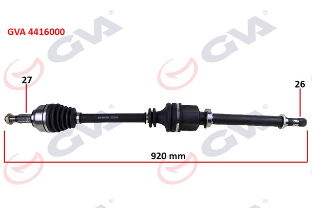 KOMPLE AKS SAG KANGOO 3 1.5 DCI 08 - 921MM