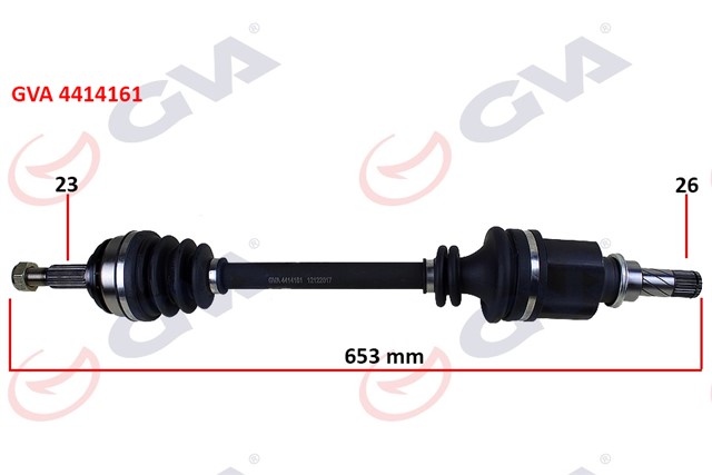 KOMPLE AKS SOL CLIO III 1.5 DCI 05 - LOGAN 1.4 - 1.6 - 1.5 DCI 07 - 653MM