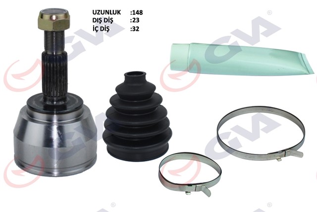 AKS KAFASI DIS ON LAGUNA I 1.6 16V 93 - 01 23X32X56.3 147.5MM