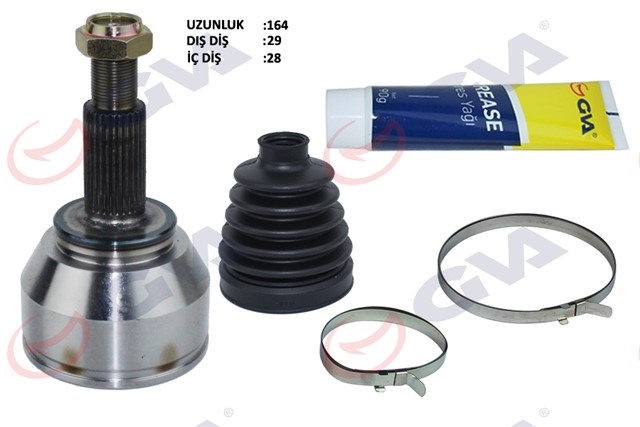 AKS KAFASI DIS ON RENAULT TRAFIC III 1.6 DCI 14 - 29X28X60 164MM