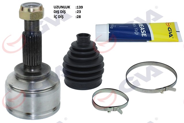 AKS KAFASI DIS ON CLIO III HB 1.2 16V 05 - 12 23X28X49 138MM