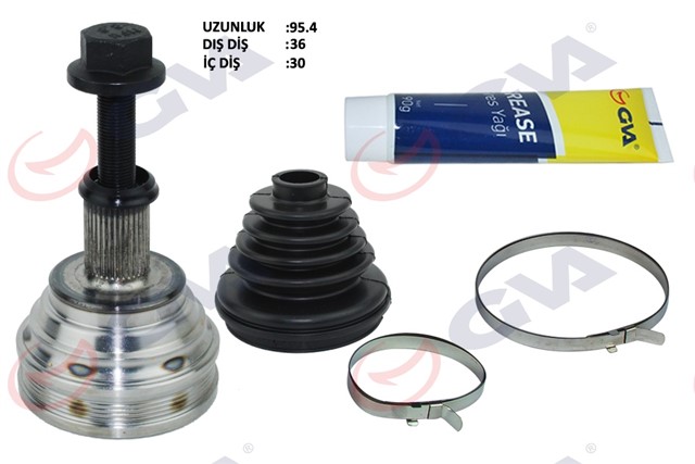 AKS KAFASI DIS ON GOLF 5/6 - A3 - LEON - OCTAVIA 1.6/1.6FSI 102 HP MAN./AUTO. 36X30X59.5 95.5MM