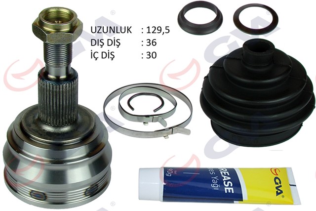 AKS KAFASI DIS GOLF4 - BORA - A3 - TOLEDO - OCTAVIA AKL - AEH - BFQ 1.6 97 - 04