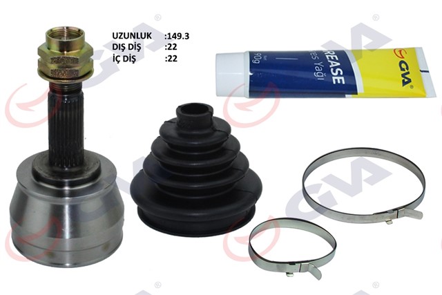 AKS KAFASI DIS ON PALIO/ALBEA 1.2 03 - 07 22X22X47 150MM