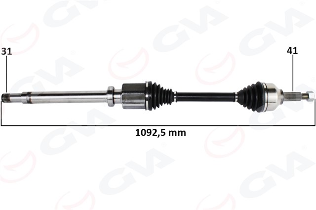 ON AKS KOMPLE SAG TOURNEO CUSTOM 2.2 TDCI - 2.0TDCI 155HP UZUN SASE 12 KK213B436BA