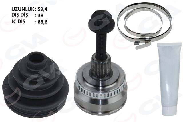 AKS KAFASI DIS A4 - A6 1.6 - 1.8 T - 2.0 00 - 04 ALZ - AVJ - ALT 1.6 - 1.8 T - 2.0