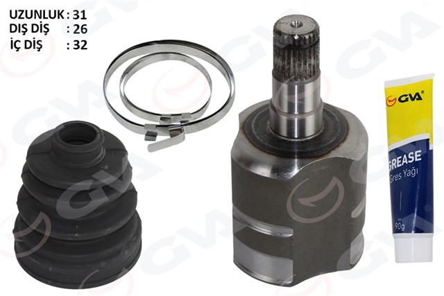 AKS KAFASI IC OTOMATIK GOLF5 - GOLF6 - JETTA - PASSAT - A3 04 - 13