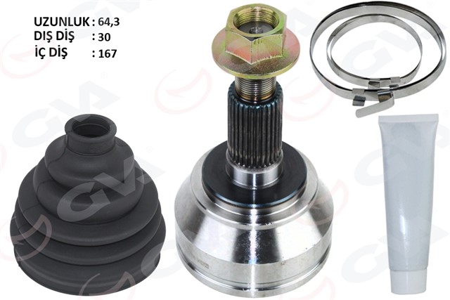 AKS KAFASI DIS TOUAREG - Q7 - CAYENNE BM 04 - BM