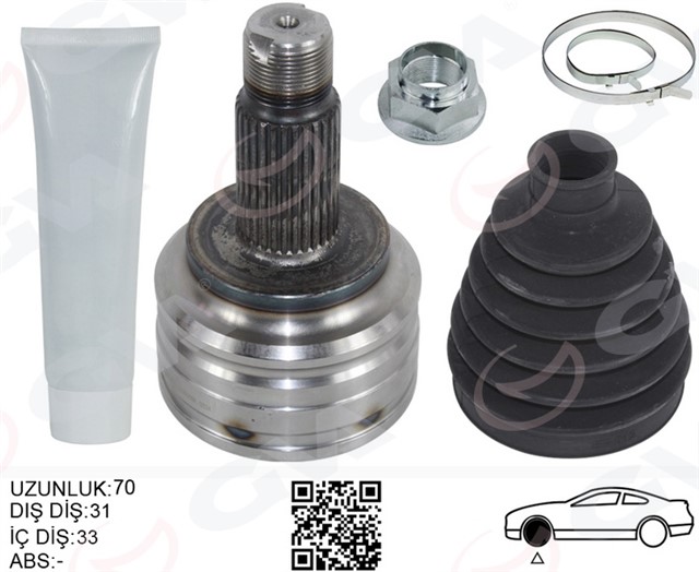 AKS KAFASI DIS ON SAG/SOL BMW X3 E83 137MM