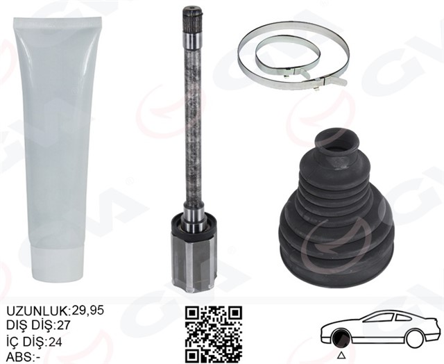 AKS MILI ON IC SAG BMW F10 F12 F13 F06 XDRIVE SANZIMAN TARAFI UZUNLUK - 485MM