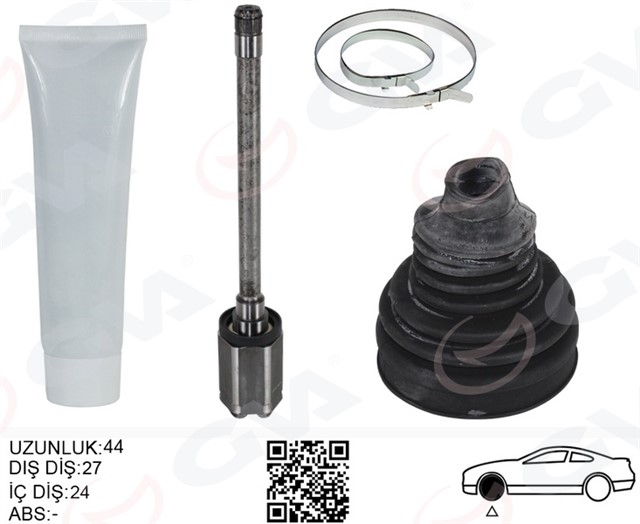 AKS MILI ON SAG BMW E60 E90 E92 E84 501MM