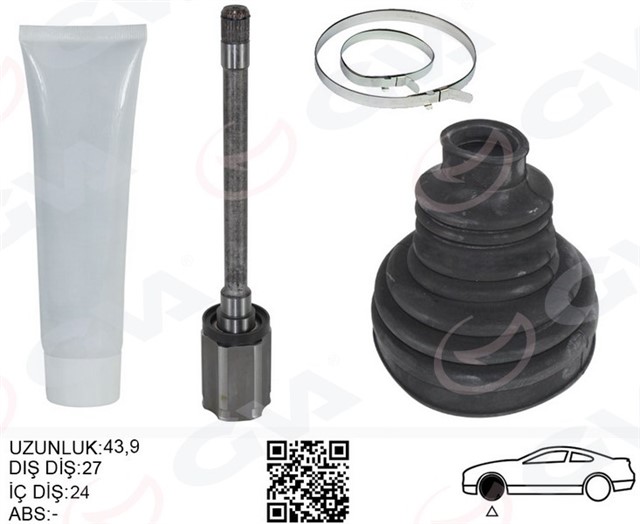 AKS MILI ON SAG BMW F20 F22 F30 F32 F33 F34 F36 XDRIVE 474MM