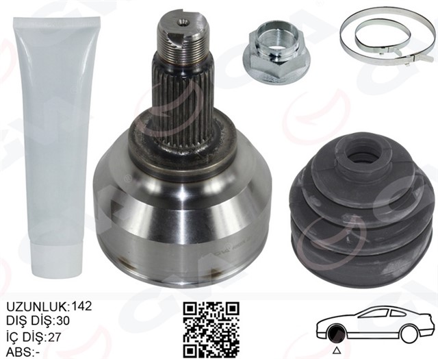 AKS KAFASI DIS SAG/SOL BMW E46 XD XI 142MM