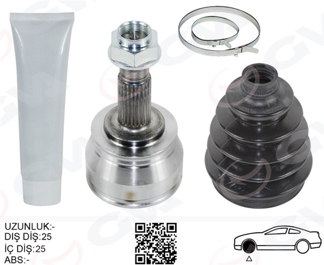 AKS KAFASI DIS EGEA 1.3 - 1.6 MJTD 15 - 