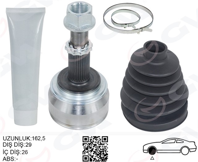 AKS KAFASI DIS QASHQAI J11 KASA 1.6 DIGT 13 - MANUEL VITES